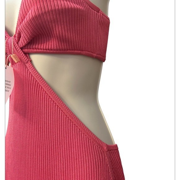 NWT cult gaia Revolve Serita Cut-Out MIDI Cocktail Bodycon Dress In Blossom Sz S - Picture 8 of 16